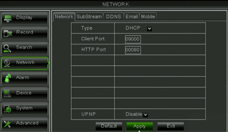 zmodo network setup