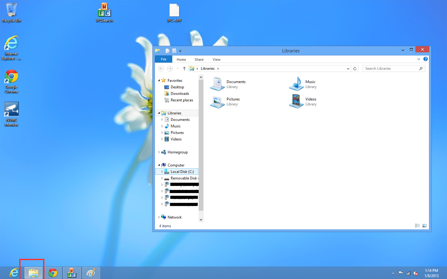 my documents icon windows 8